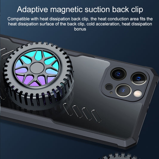 For iPhone 12 Pro Max Gaming Cooling Phone Case(Black) - iPhone 12 Pro Max Cases by buy2fix | Online Shopping UK | buy2fix
