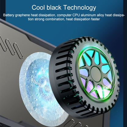 For iPhone 12 Pro Max Gaming Cooling Phone Case(Black) - iPhone 12 Pro Max Cases by buy2fix | Online Shopping UK | buy2fix