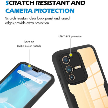 For vivo V23 5G 360 Degrees Full Coverage Phone Case(Purple) - vivo Cases by buy2fix | Online Shopping UK | buy2fix