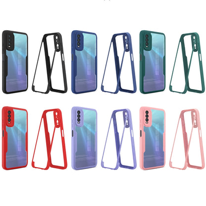 For vivo Y20 360 Degrees Full Coverage Phone Case(Black) - vivo Cases by buy2fix | Online Shopping UK | buy2fix