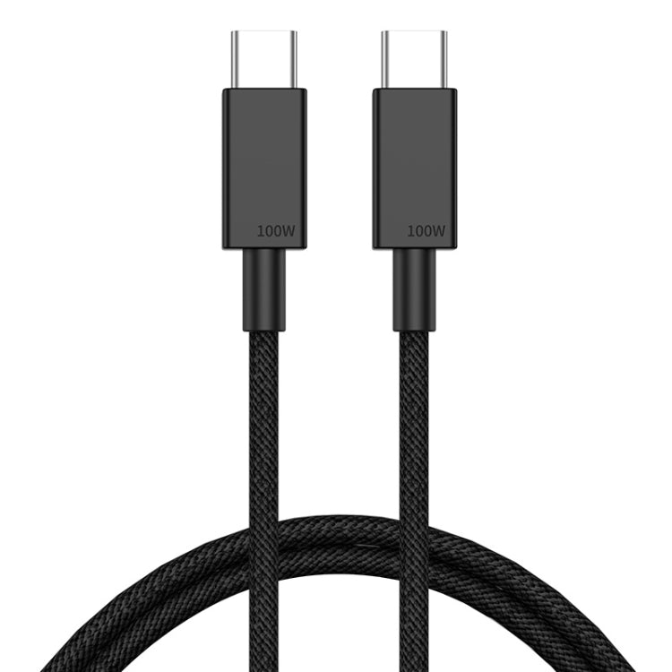 100W USB-C / Type-C to USB-C / Type-C Fast Charging Data Cable, Length:0.5m(Black) by buy2fix