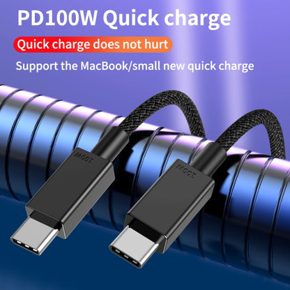100W USB-C / Type-C to USB-C / Type-C Fast Charging Data Cable, Length:0.5m(Black) by buy2fix