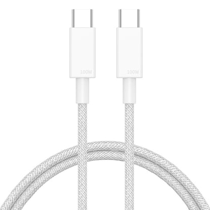100W USB-C / Type-C to USB-C / Type-C Fast Charging Data Cable, Length:1m(White) by buy2fix