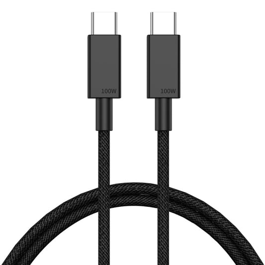 100W USB-C / Type-C to USB-C / Type-C Fast Charging Data Cable, Length:1m(Black) by buy2fix