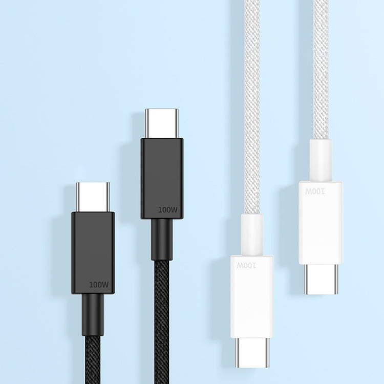100W USB-C / Type-C to USB-C / Type-C Fast Charging Data Cable, Length:2m(White) by buy2fix