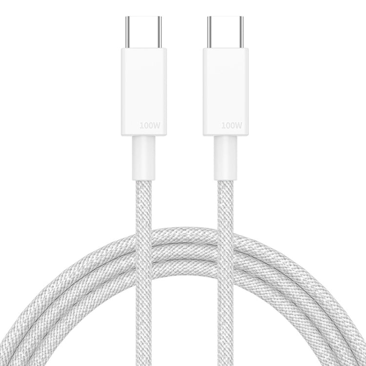 100W USB-C / Type-C to USB-C / Type-C Fast Charging Data Cable, Length:3m(White) - USB-C & Type-C Cable by buy2fix | Online Shopping UK | buy2fix