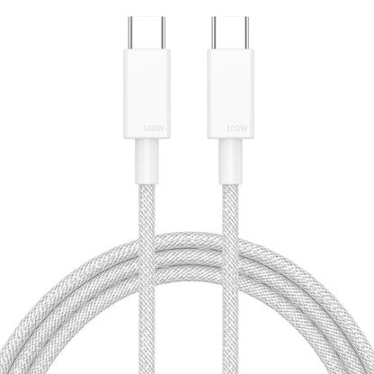 100W USB-C / Type-C to USB-C / Type-C Fast Charging Data Cable, Length:3m(White) - USB-C & Type-C Cable by buy2fix | Online Shopping UK | buy2fix