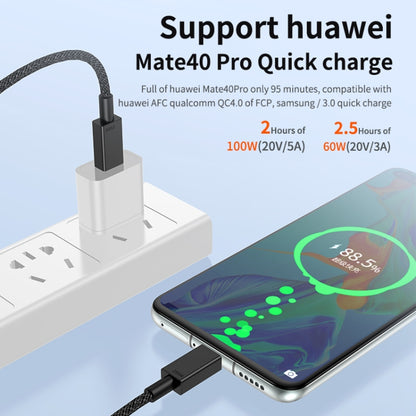 100W USB-C / Type-C to USB-C / Type-C Fast Charging Data Cable, Length:3m(Black) - USB-C & Type-C Cable by buy2fix | Online Shopping UK | buy2fix