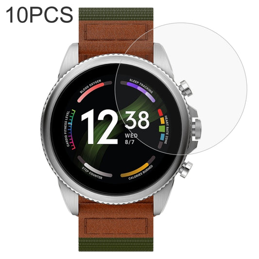 10 PCS 0.26mm 2.5D 9H Tempered Glass Film Watch Screen Protector For Fossil Gen 6 46mm - Screen Protector by buy2fix | Online Shopping UK | buy2fix