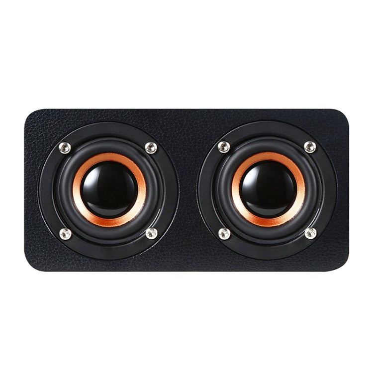 M5 Multifunctional Desktop Wooden Bluetooth Speaker Wireless Loudspeaker(Black) - Desktop Speaker by buy2fix | Online Shopping UK | buy2fix