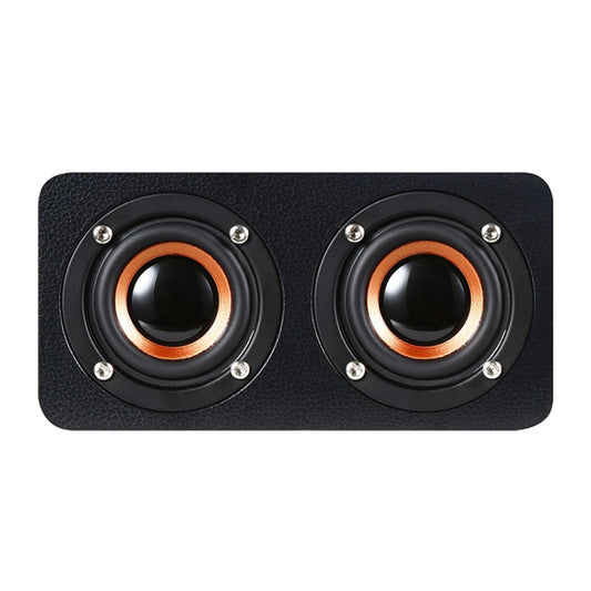 M5 Multifunctional Desktop Wooden Bluetooth Speaker Wireless Loudspeaker(Black) - Desktop Speaker by buy2fix | Online Shopping UK | buy2fix