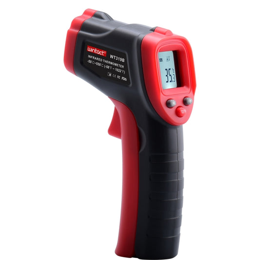 Wintact WT319B -50-550 Celsius LCD Display Infrared Thermometer, Battery Not Included - Thermostat & Thermometer by Wintact | Online Shopping UK | buy2fix