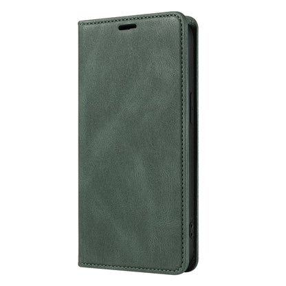 For Samsung Galaxy S22+ 5G Wristband Magnetic Leather Phone Case(Green) - Galaxy S22+ 5G Cases by buy2fix | Online Shopping UK | buy2fix