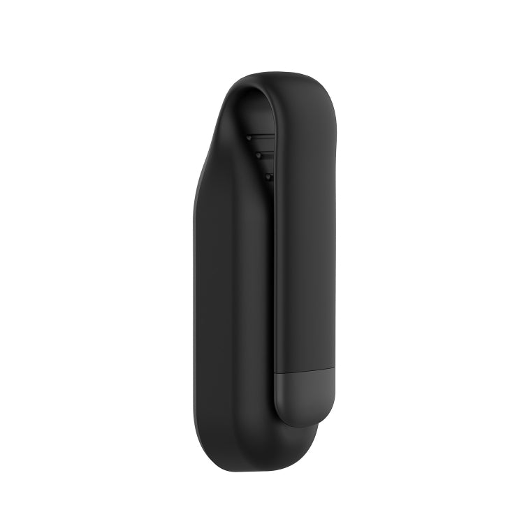 For Xiaomi Mi Band 7 / 6 / 5 / 4 Steel Sheet Clip Silicone Watch Case(Black) - Watch Cases by buy2fix | Online Shopping UK | buy2fix