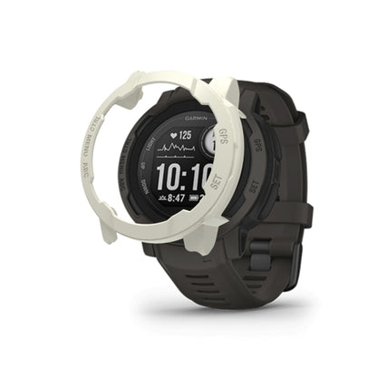 For Garmin Instinct 2S PC Frame Half-pack Watch Case(Ivory) - Watch Cases by buy2fix | Online Shopping UK | buy2fix