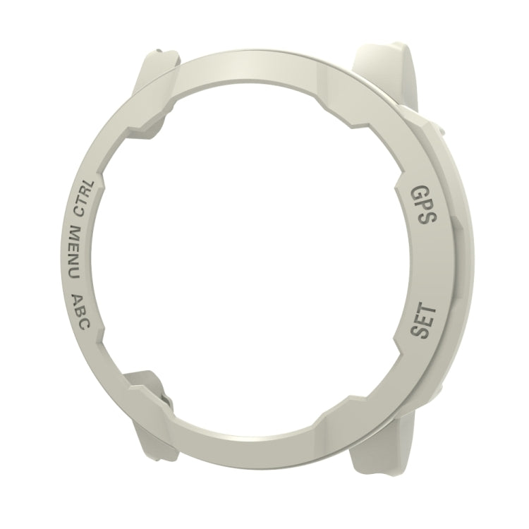 For Garmin Instinct 2S PC Frame Half-pack Watch Case(Ivory) - Watch Cases by buy2fix | Online Shopping UK | buy2fix
