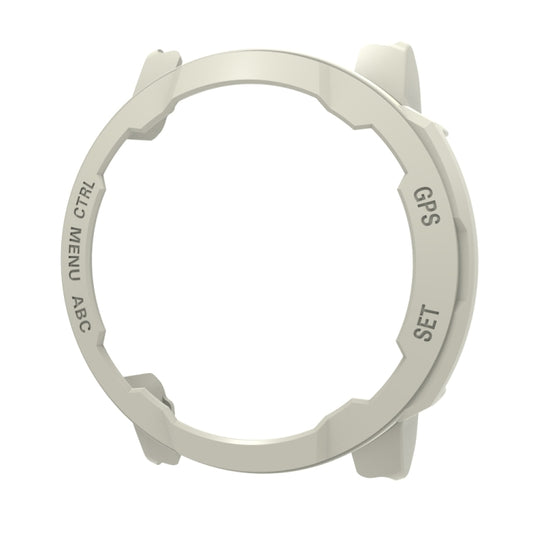 For Garmin Instinct 2S PC Frame Half-pack Watch Case(Ivory) - Watch Cases by buy2fix | Online Shopping UK | buy2fix