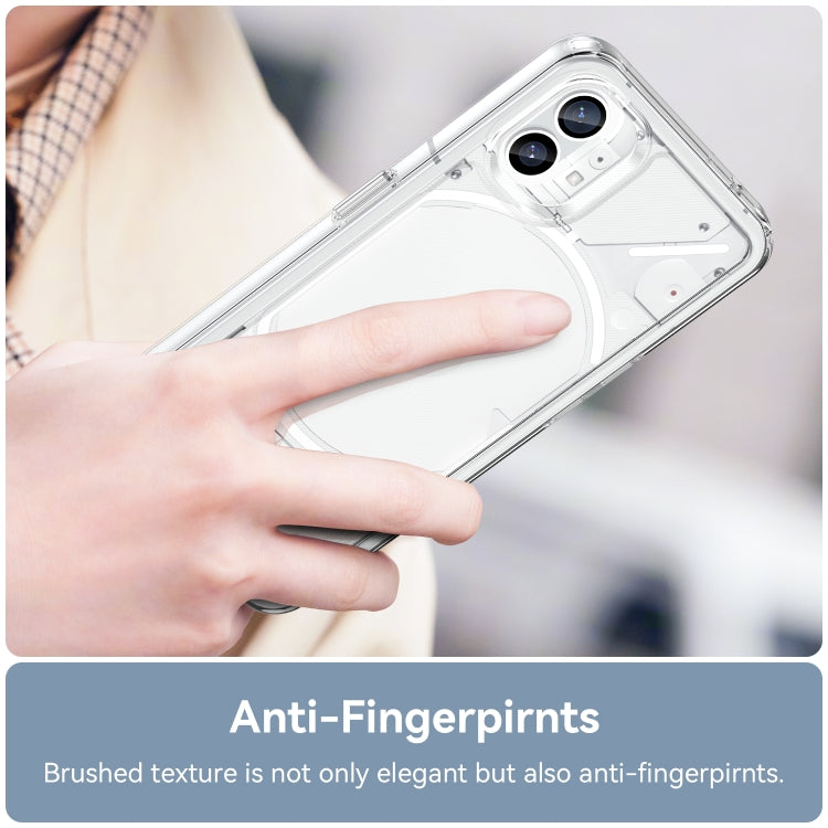 For Nothing Phone 1 Colorful Series Acrylic + TPU Phone Case(Transparent) - Nothing Cases by buy2fix | Online Shopping UK | buy2fix