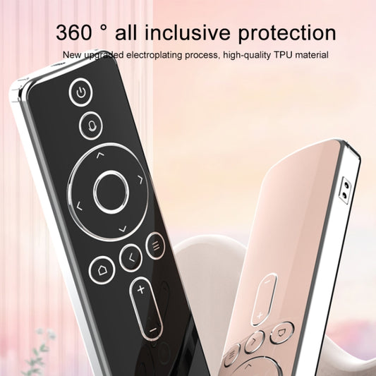 Remote Control TPU Protective Case For Xiaomi Double Button with Voice Button(White) by buy2fix