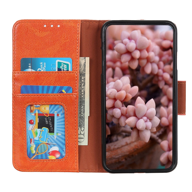 For Nothing Phone 1 Nappa Texture Horizontal Flip Leather Phone Case(Orange) - Nothing Cases by buy2fix | Online Shopping UK | buy2fix