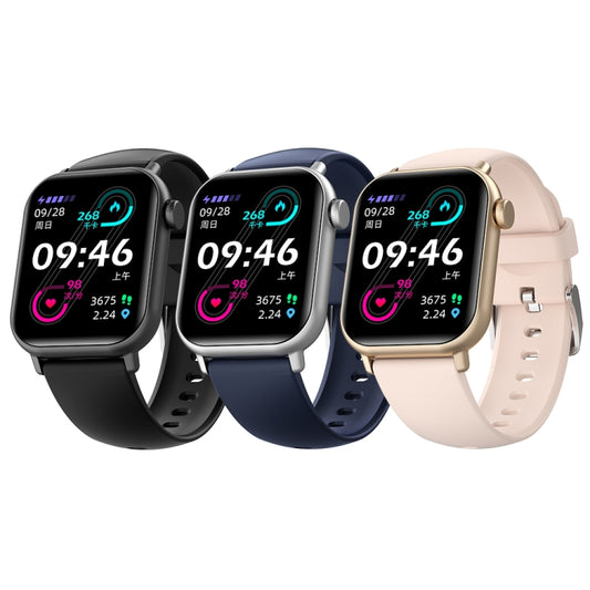 ZW27 1.81 inch TFT Screen Smart Watch Support Body Temperature / Heart Rate Monitoring(Blue) by buy2fix