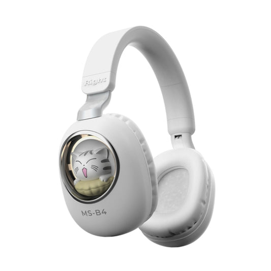 B4 RGB Cartoon Stereo Headset Wireless Bluetooth Headphones(Cat) - Headset & Headphone by buy2fix | Online Shopping UK | buy2fix