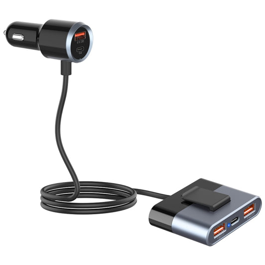 SC03 76W Output PD / QC3.0 Fast Charge Extended Car Charger - Car Charger by buy2fix | Online Shopping UK | buy2fix