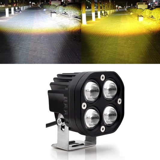 Car 3 inch Continuous Two-color Spotlight 20W / 2000LM / DC9-30V - Work Lights by buy2fix | Online Shopping UK | buy2fix