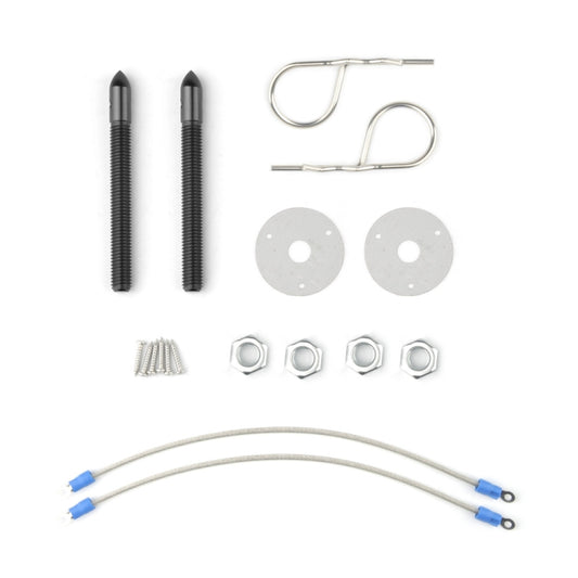 Car Universal Pull Wire Hood Lock(Black) - Engine Fittings by buy2fix | Online Shopping UK | buy2fix