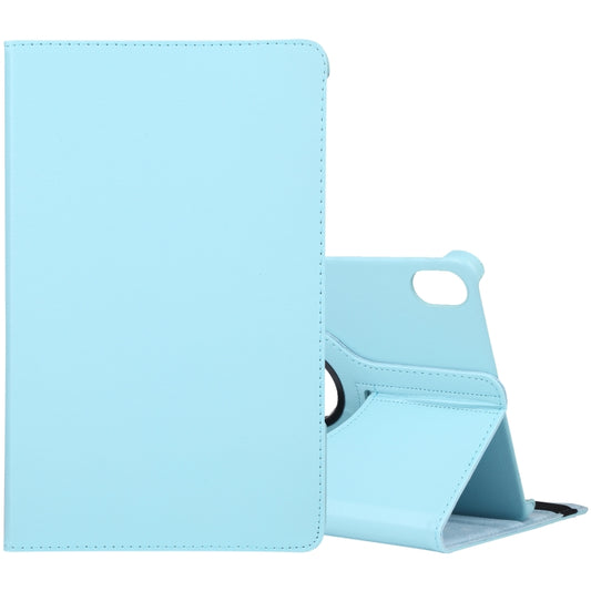 For Honor Pad 8 360 Degree Rotation Litchi Texture Flip Leather Tablet Case(Sky Blue) - Honor by buy2fix | Online Shopping UK | buy2fix