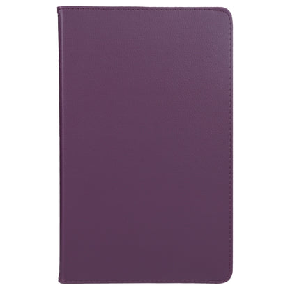 For Honor Pad 8 360 Degree Rotation Litchi Texture Flip Leather Tablet Case(Purple) - Honor by buy2fix | Online Shopping UK | buy2fix