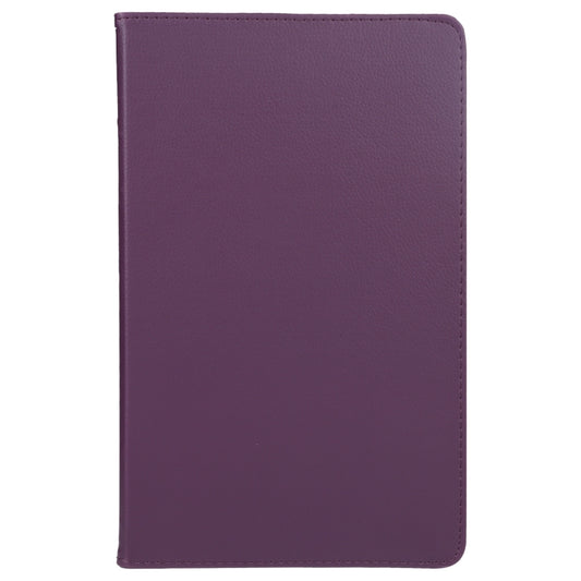 For Honor Pad 8 360 Degree Rotation Litchi Texture Flip Leather Tablet Case(Purple) - Honor by buy2fix | Online Shopping UK | buy2fix