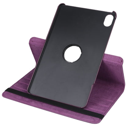 For Honor Pad 8 360 Degree Rotation Litchi Texture Flip Leather Tablet Case(Purple) - Honor by buy2fix | Online Shopping UK | buy2fix