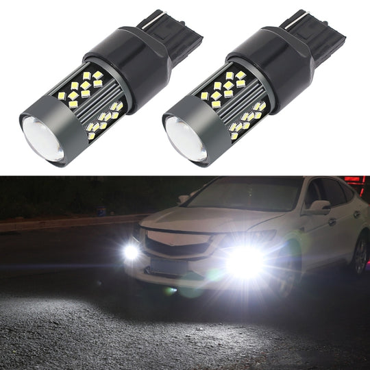 1 paire de feux antibrouillard LED continus pour voiture 7440 12V 7W (lumière blanche)