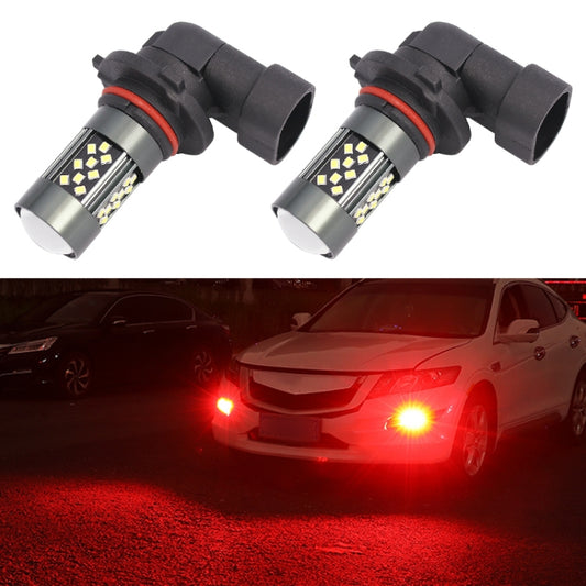 1 Pair 9005 12V 7W Continuous Car LED Fog Light(Red Light) - Fog / Driving Lights by buy2fix | Online Shopping UK | buy2fix