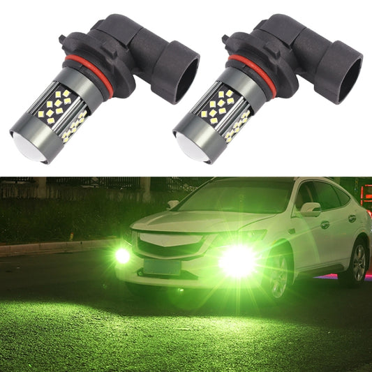 1 Pair 9006 12V 7W Continuous Car LED Fog Light(Lime Light) - Fog / Driving Lights by buy2fix | Online Shopping UK | buy2fix