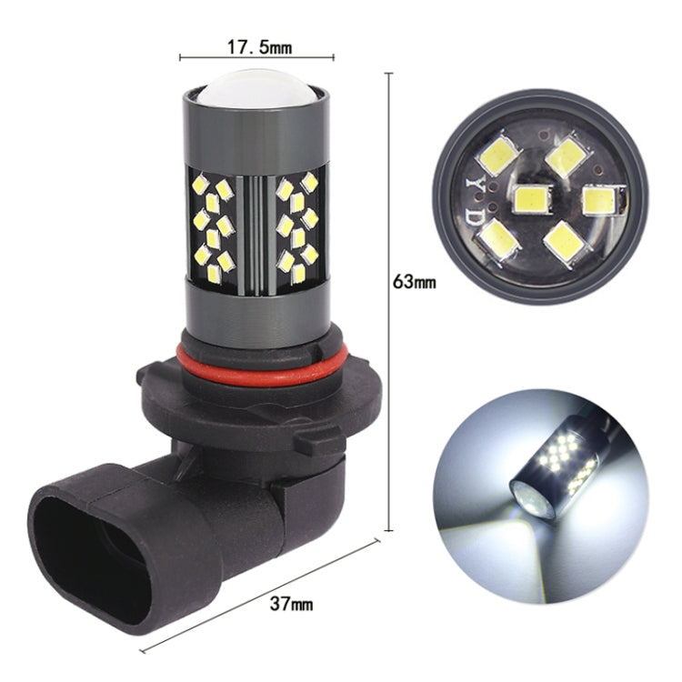 1 Pair 9006 12V 7W Continuous Car LED Fog Light(Lime Light) - Fog / Driving Lights by buy2fix | Online Shopping UK | buy2fix