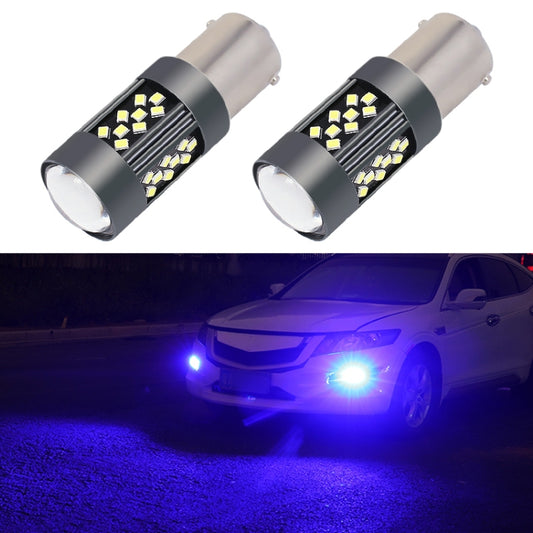 1 Pair 1156 12V 7W Strobe Car LED Fog Light(Blue Light) - Fog / Driving Lights by buy2fix | Online Shopping UK | buy2fix