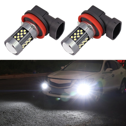 1 Pair H11 12V 7W Strobe Car LED Fog Light(White Light) - Fog / Driving Lights by buy2fix | Online Shopping UK | buy2fix