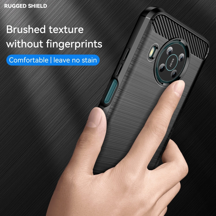 For Nokia X10 / X20 Brushed Texture Carbon Fiber TPU Phone Case(Black) - Nokia Cases by buy2fix | Online Shopping UK | buy2fix