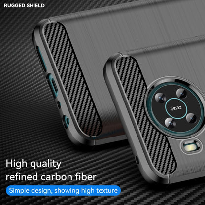 For Nokia X10 / X20 Brushed Texture Carbon Fiber TPU Phone Case(Black) - Nokia Cases by buy2fix | Online Shopping UK | buy2fix