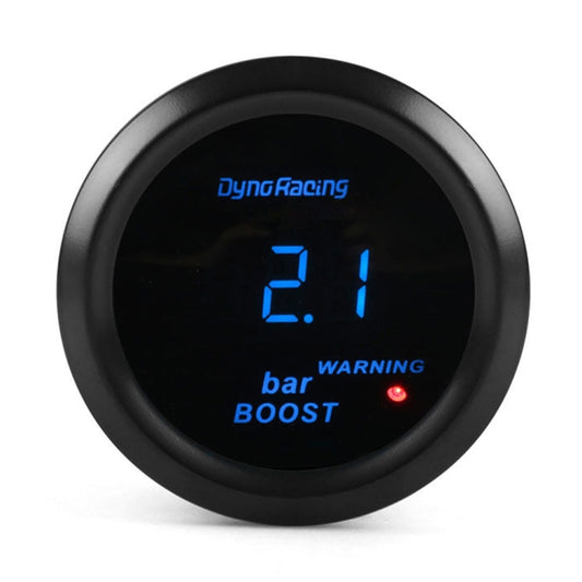 Car Modified 12V Universal 52mm Blue Light Digital Display Meter, Style:Turbo Boost Gauge BAR - Car Modification by buy2fix | Online Shopping UK | buy2fix
