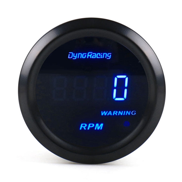 Car Modified 12V Universal 52mm Blue Light Digital Display Meter, Style:Tachometer - Car Modification by buy2fix | Online Shopping UK | buy2fix