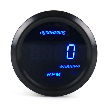 Car Modified 12V Universal 52mm Blue Light Digital Display Meter, Style:Tachometer - Car Modification by buy2fix | Online Shopping UK | buy2fix