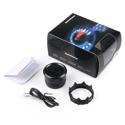 Car Modified 12V Universal 52mm Blue Light Digital Display Meter, Style:Tachometer - Car Modification by buy2fix | Online Shopping UK | buy2fix