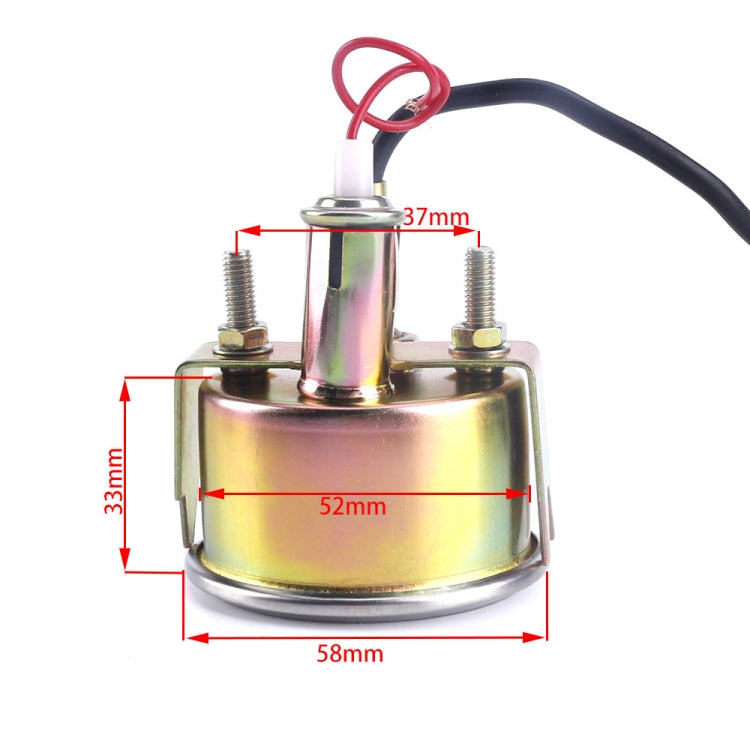Car Modified 12V Universal 52mm Mechanical Water Temperature Gauge - Car Modification by buy2fix | Online Shopping UK | buy2fix