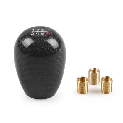 Car Modified 6 Speed Carbon Fiber Gear Stick Shift Knob Head - Shift Knob by buy2fix | Online Shopping UK | buy2fix