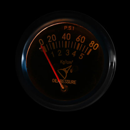 Car Modified 12V Universal 52mm Mechanical Oil Pressure Gauge - Car Modification by buy2fix | Online Shopping UK | buy2fix