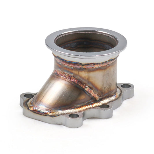 Car Modified 63mm Turbo Down Pipe V-band Adapter with Clamp Flange - Engine Fittings by buy2fix | Online Shopping UK | buy2fix