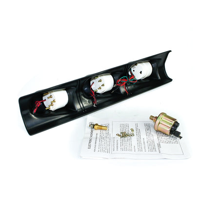 Car Modified 3 in 1 Tachometer Water Temperature Gauge Oil Pressure Gauge, with Left-hand Drive Three Hole - Car Modification by buy2fix | Online Shopping UK | buy2fix